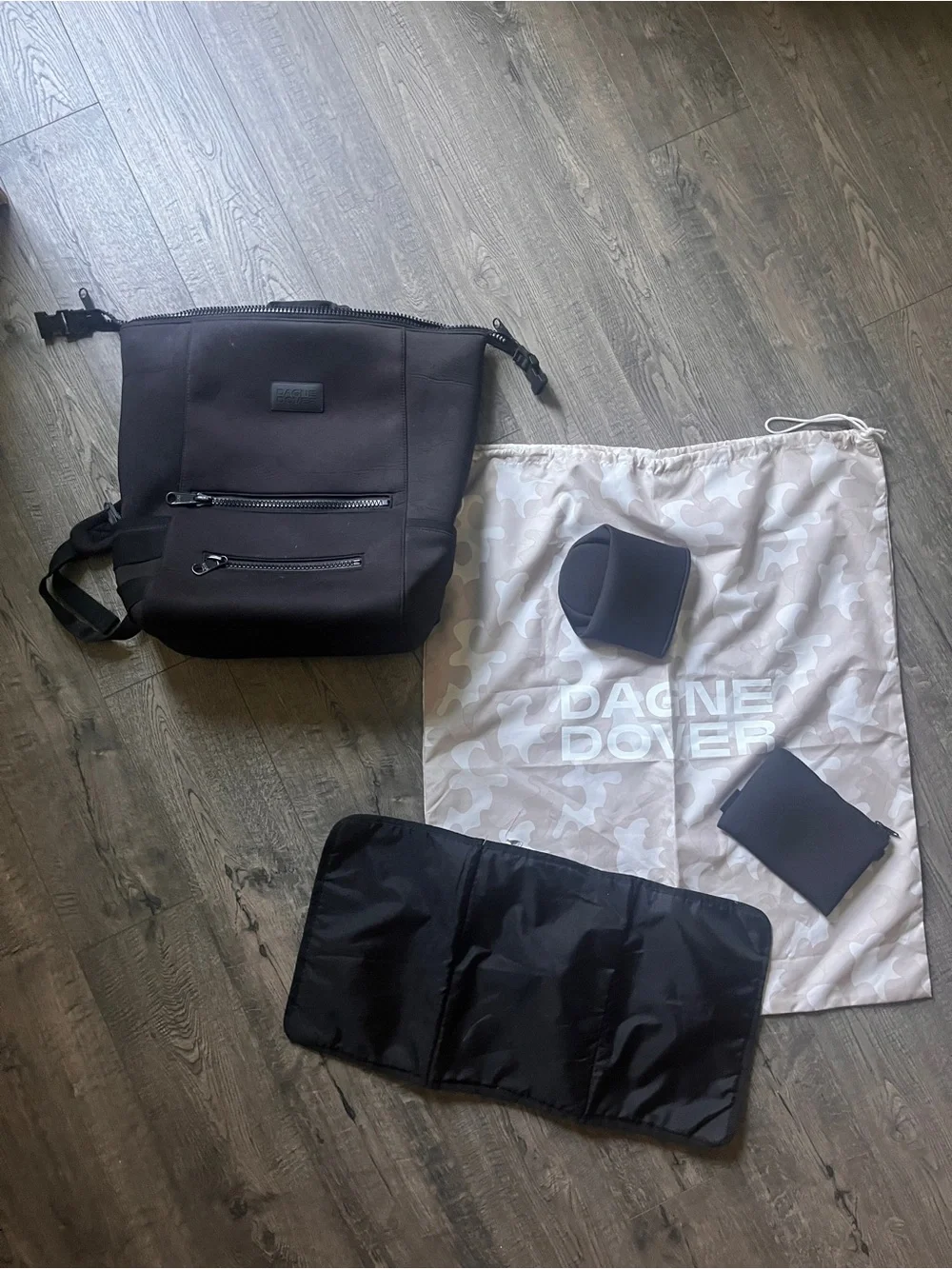 Dagne Dover Black Indi Diaperbag